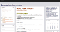 Desktop Screenshot of moodle.comeniuslyceum.nl
